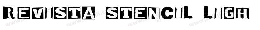 Revista Stencil Ligh字体转换